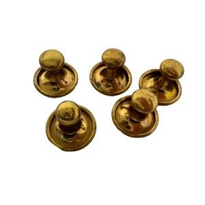 Vintage Tuxedo Studs Set of 5 Formal Wear Shirt Buttons Man Wedding Jewelry KING